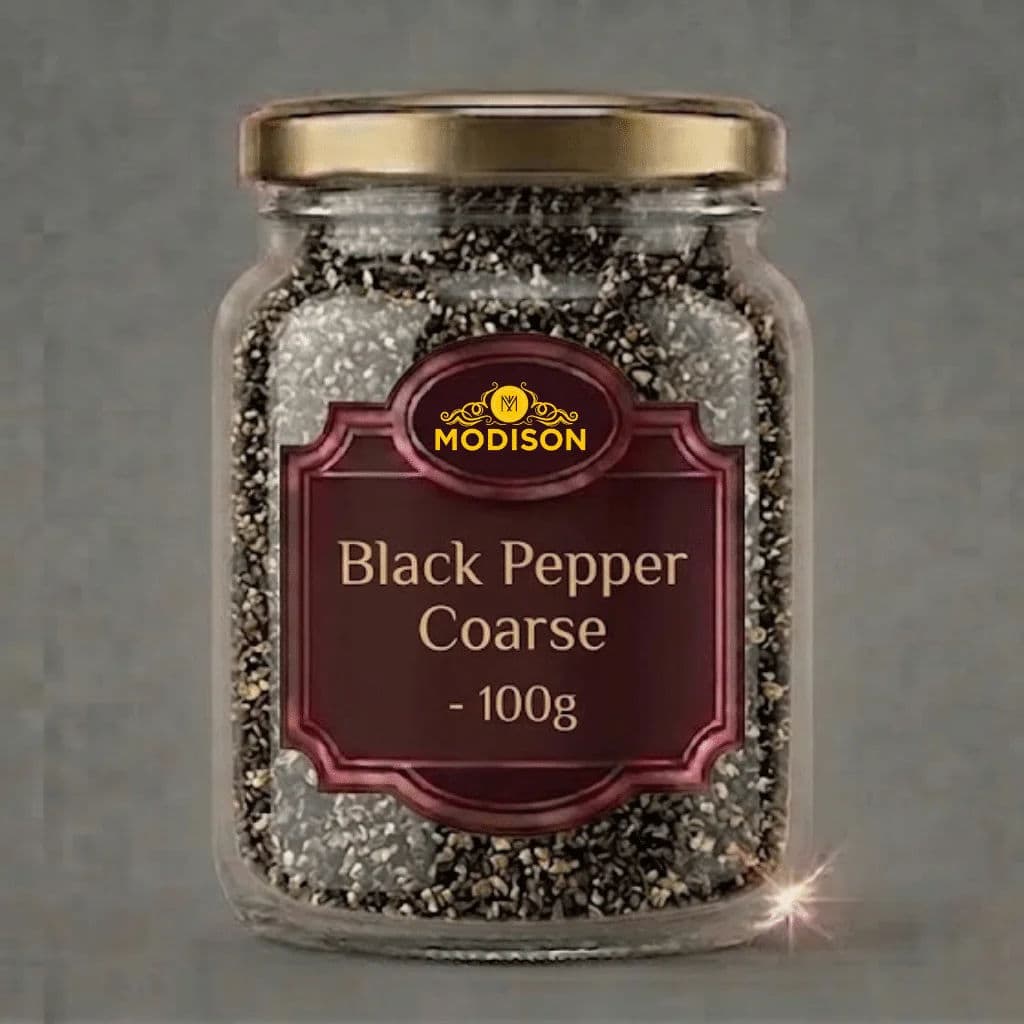Modison Black Pepper Coarse - 100g by Modison