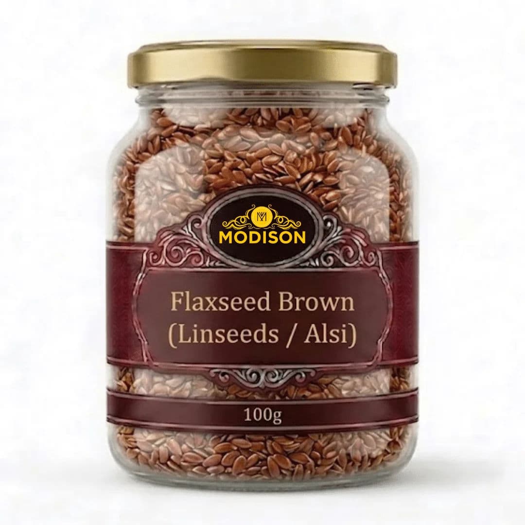 Modison Flaxseed Brown (Linseeds Alsi) - 100g by Modison
