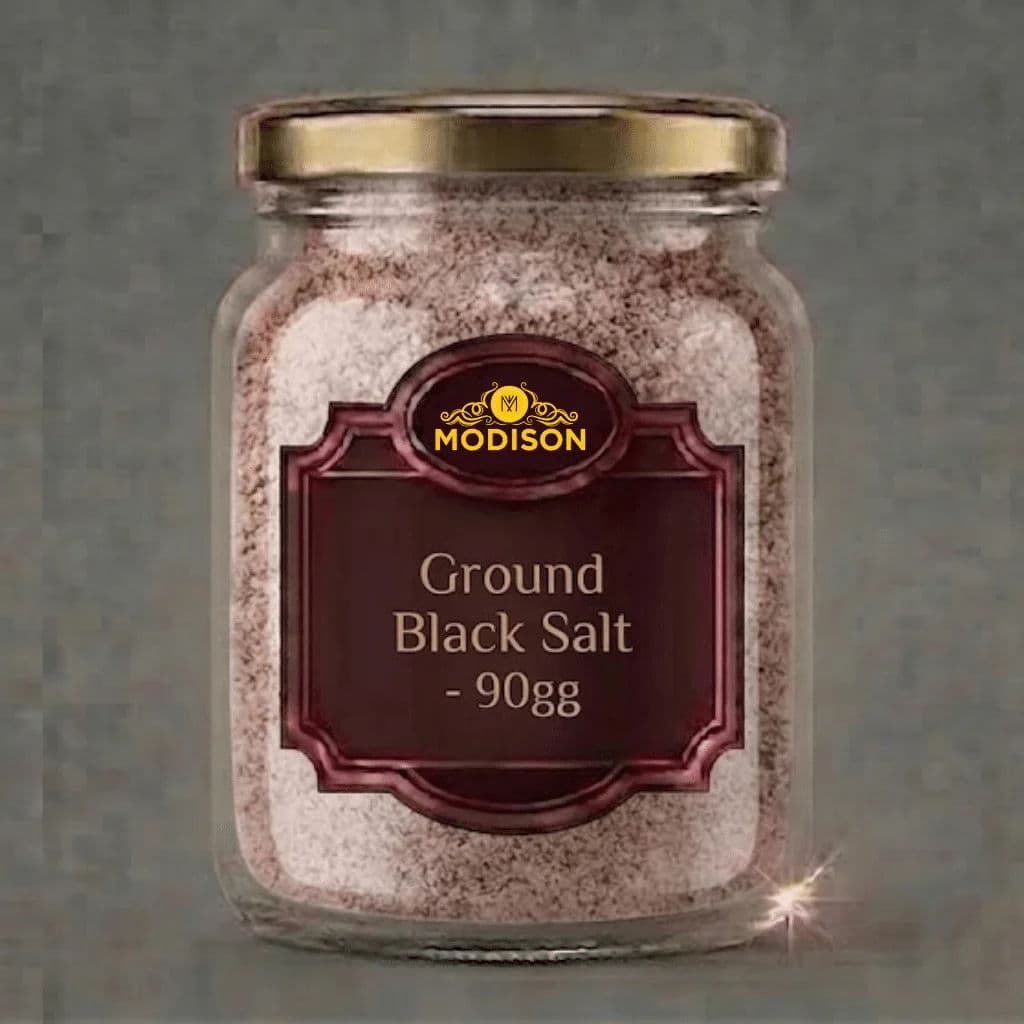Modison Ground Black Salt - 90g by Modison