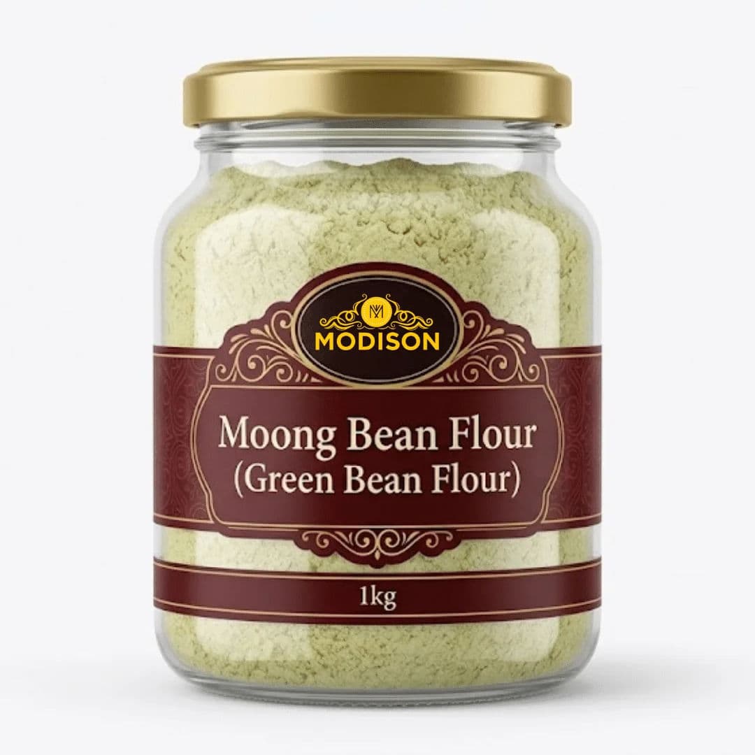 Modison Moong Bean Flour (Green Bean Flour) - 1kg by Modison, thumbnail 1