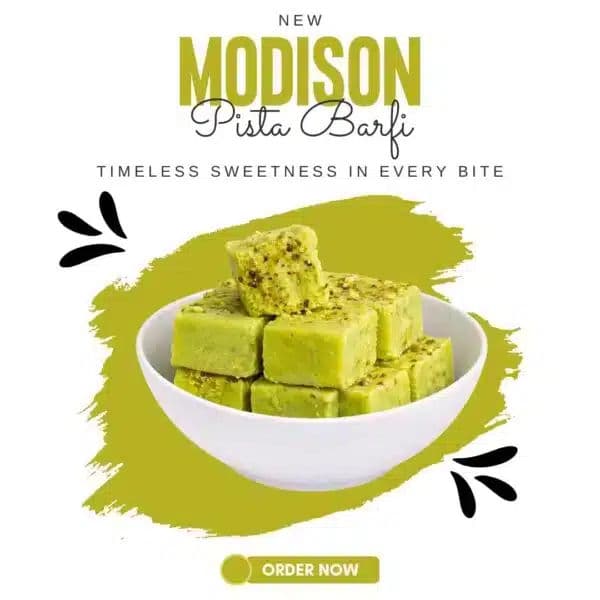 Modison Pista Barfi – Authentic Sweet UK by Modison, thumbnail 2
