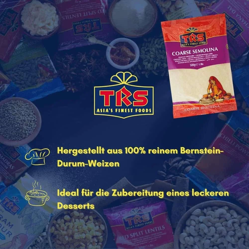 TRS Semolina Coarse, 1 x 500 g by TRS, thumbnail 3