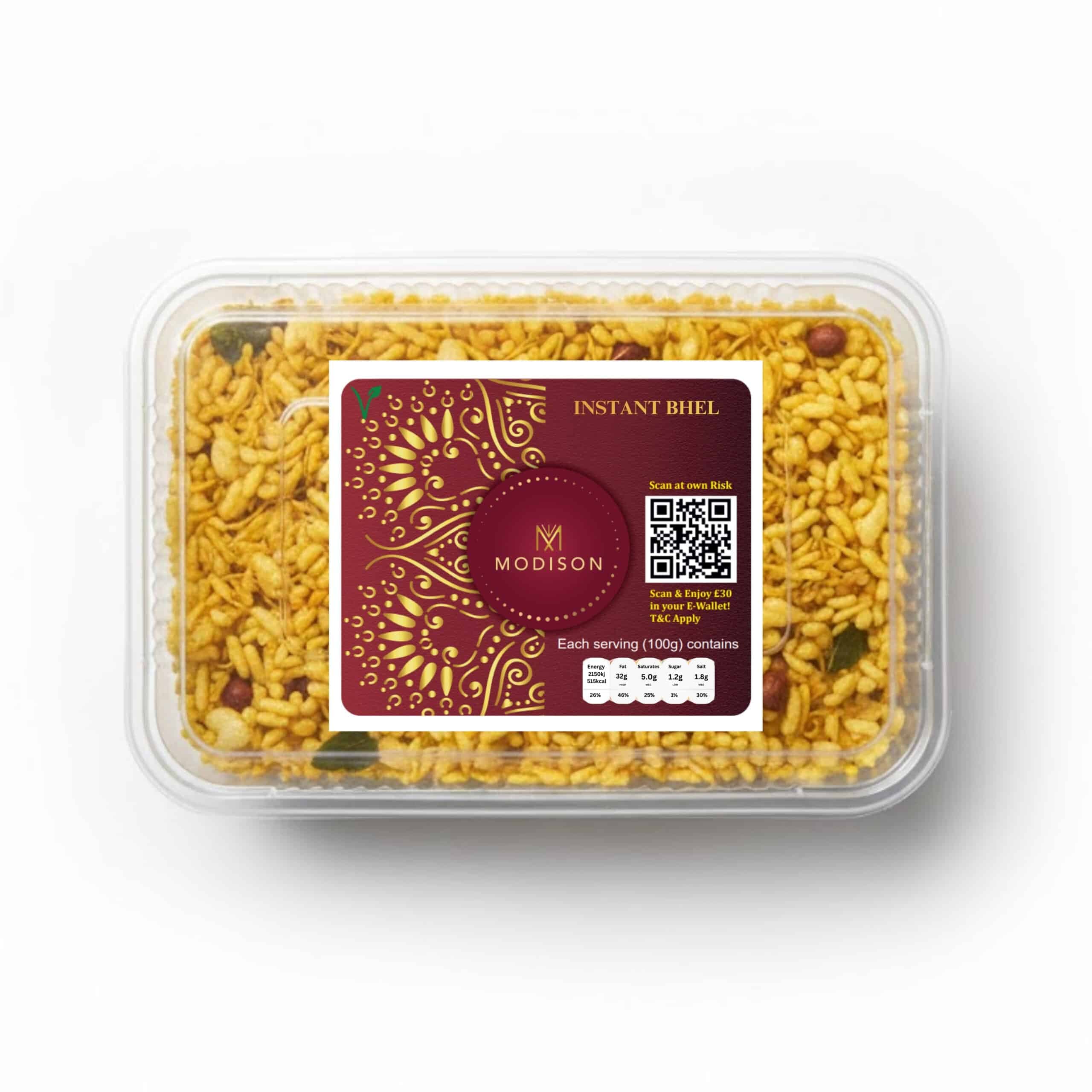 Instant Bhel Packet – The Quick Fix for Your Chaat Cravings - 200g by Modison, view 1