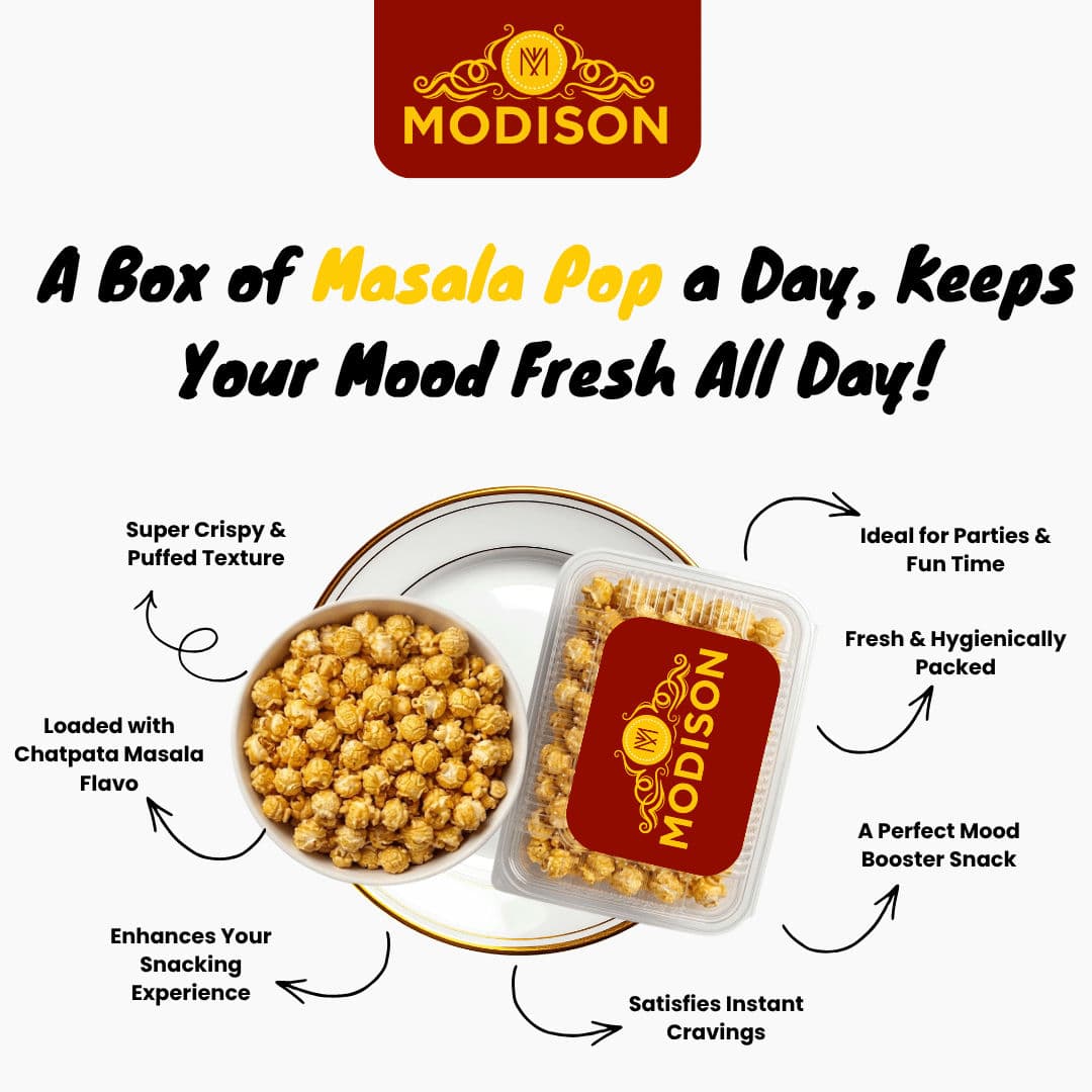 Masala Pop Snack by Modison, view 2