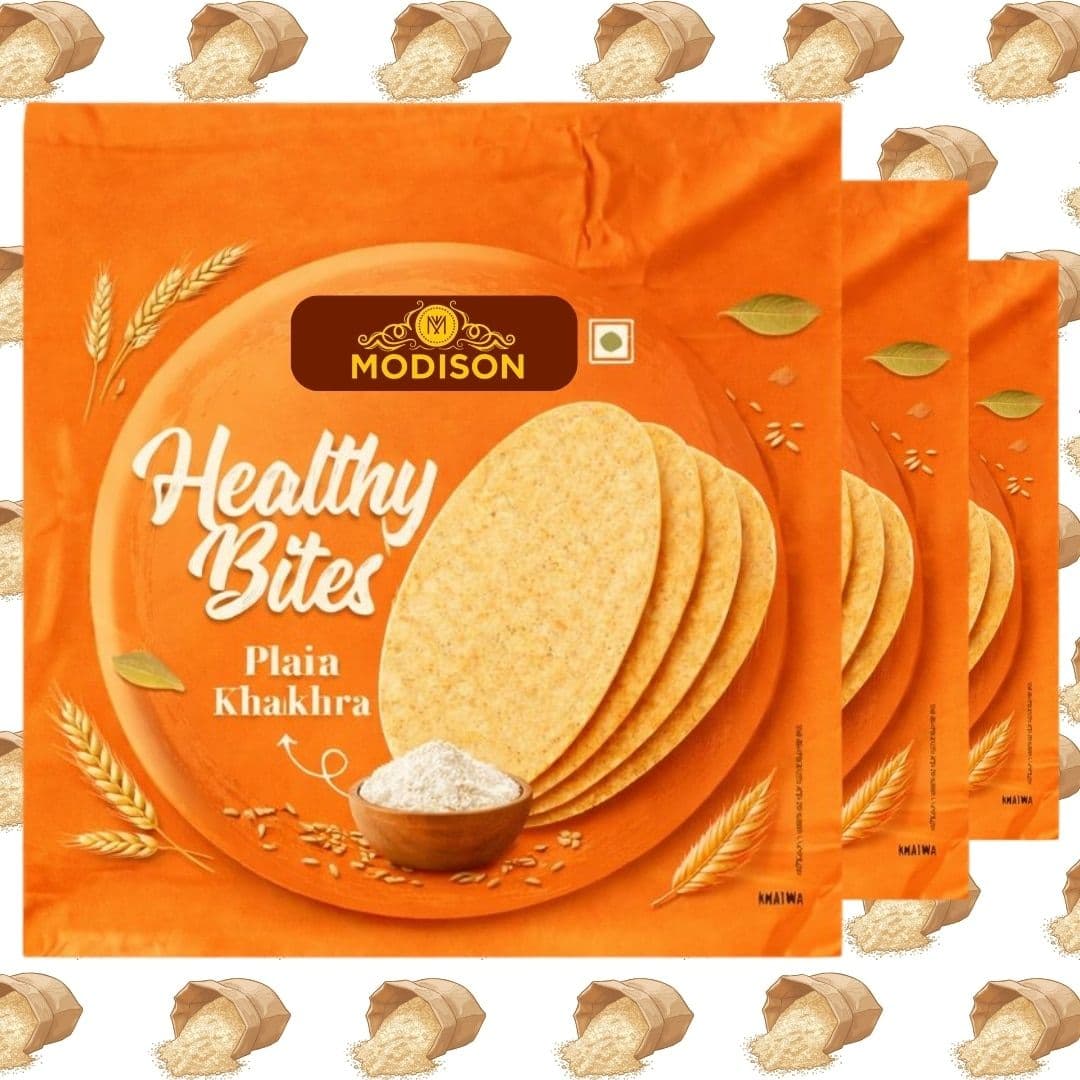 Modison Plain Khakhra – Authentic Crispy khakhra UK by Modison, view 3