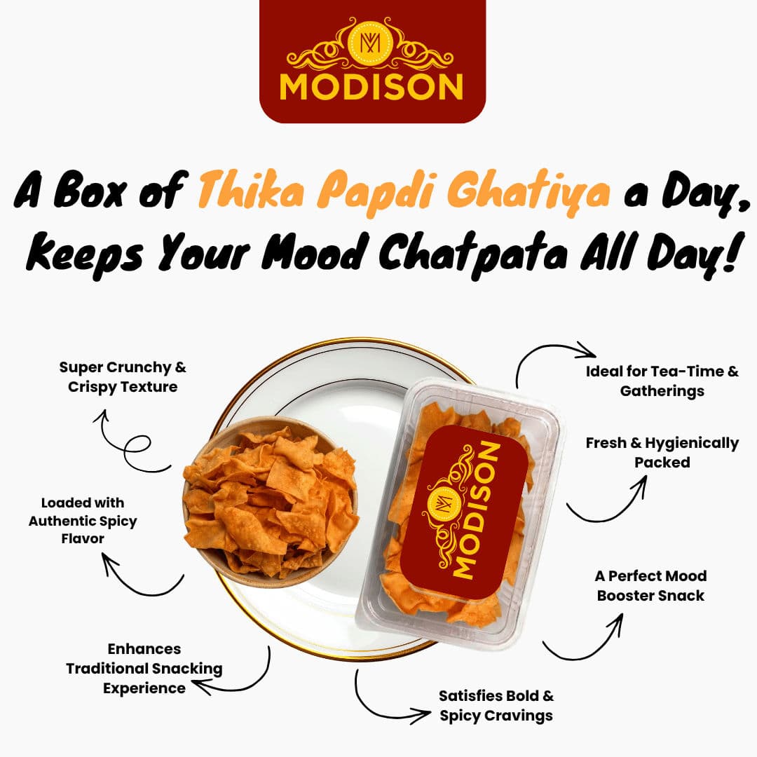 Thika Papdi Ghatiya Snack by Modison, view 2