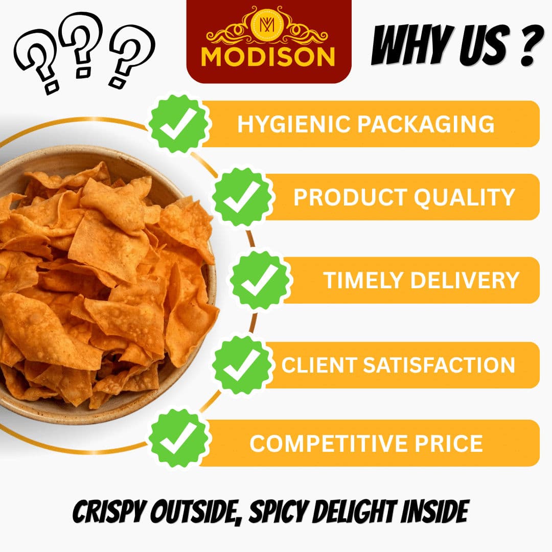 Thika Papdi Ghatiya Snack by Modison, view 3