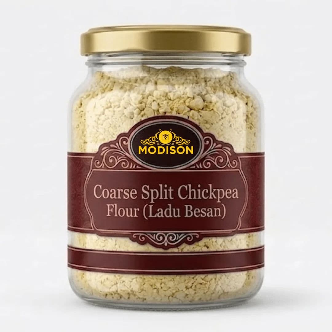 Modison Coarse Split Chickpea Flour (Ladu Besan) by Modison, view 1