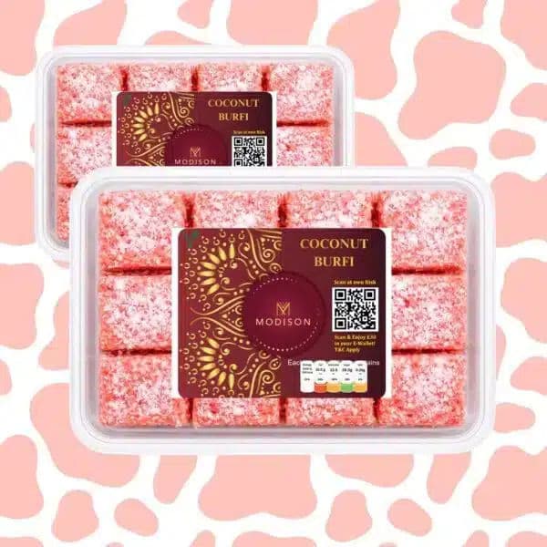 Modison Coconut Barfi – Authentic Sweet UK by Modison, view 3
