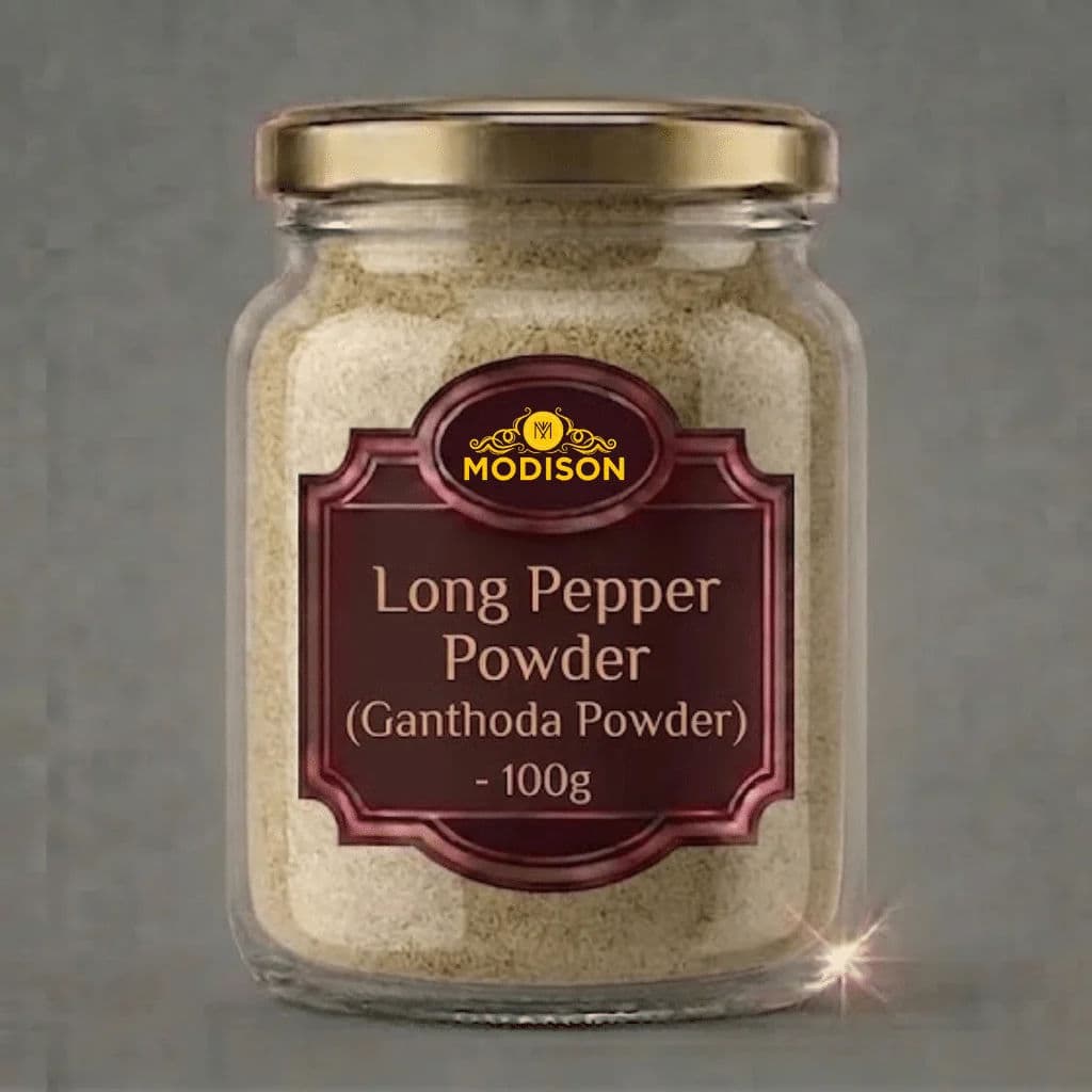 Modison Long Pepper Powder (Ganthoda Powder) - 100g by Modison, view 2