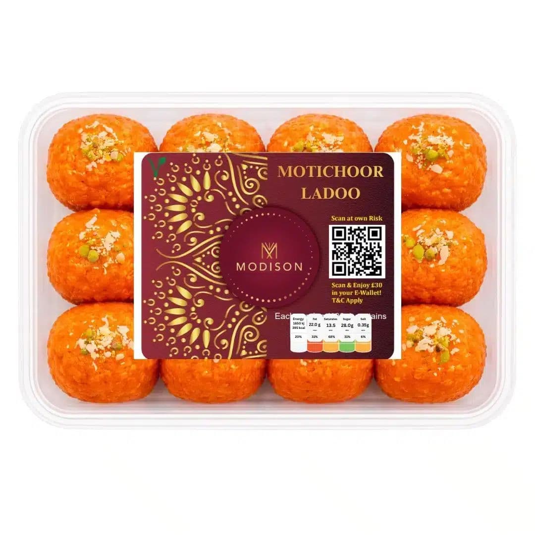 Modison Motichoor Laddu – Authentic Sweet UK by Modison, view 1