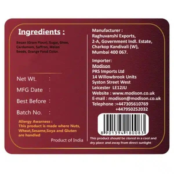 Modison Motichoor Laddu – Authentic Sweet UK by Modison, view 4