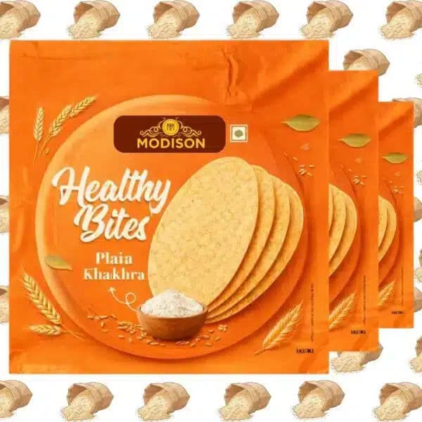 Modison Plain Khakhra ? Authentic Crispy khakhra UK by Modison, view 2