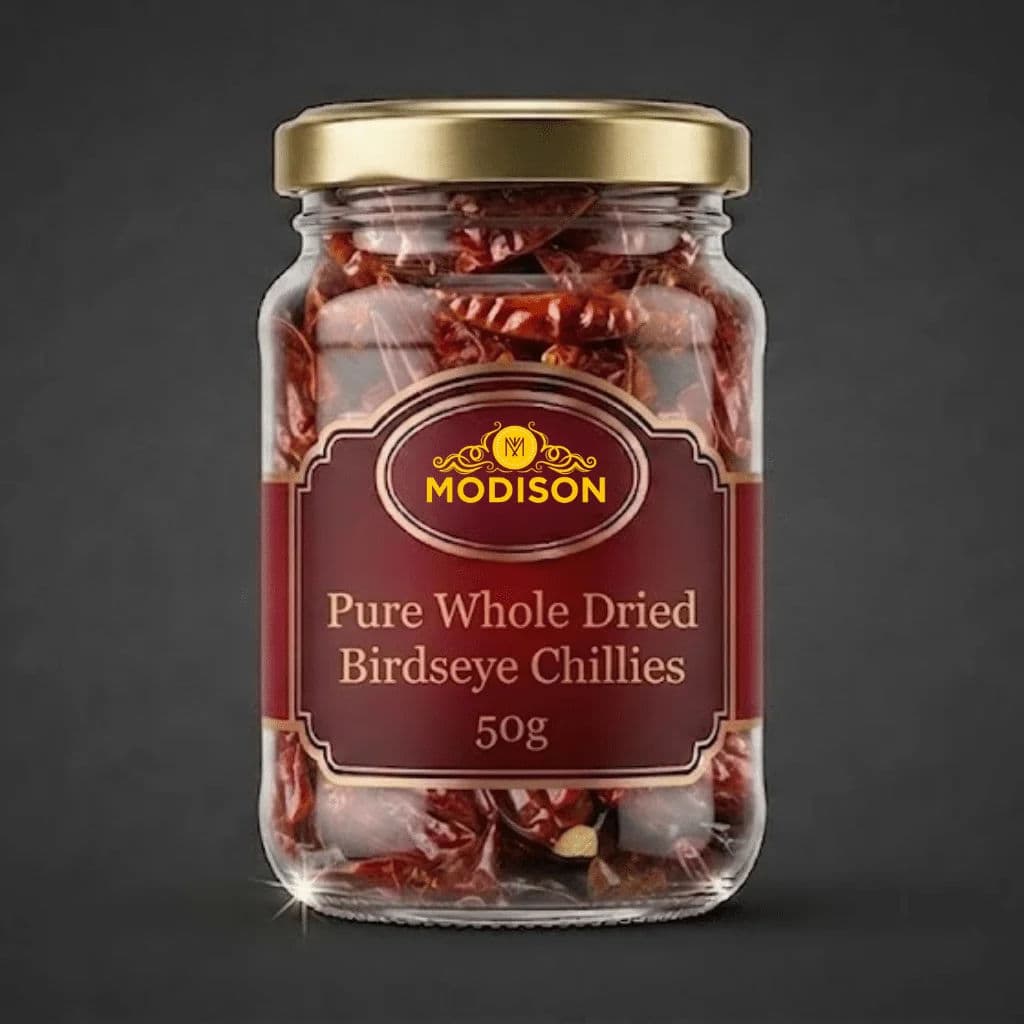 Modison Pure Whole Dried Birdseye Chillies - 50g by Modison, view 1