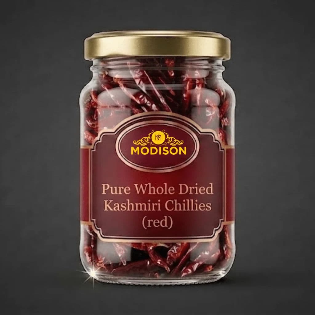 Modison Pure Whole Dried Kashmiri Chillies (red) by Modison, view 2