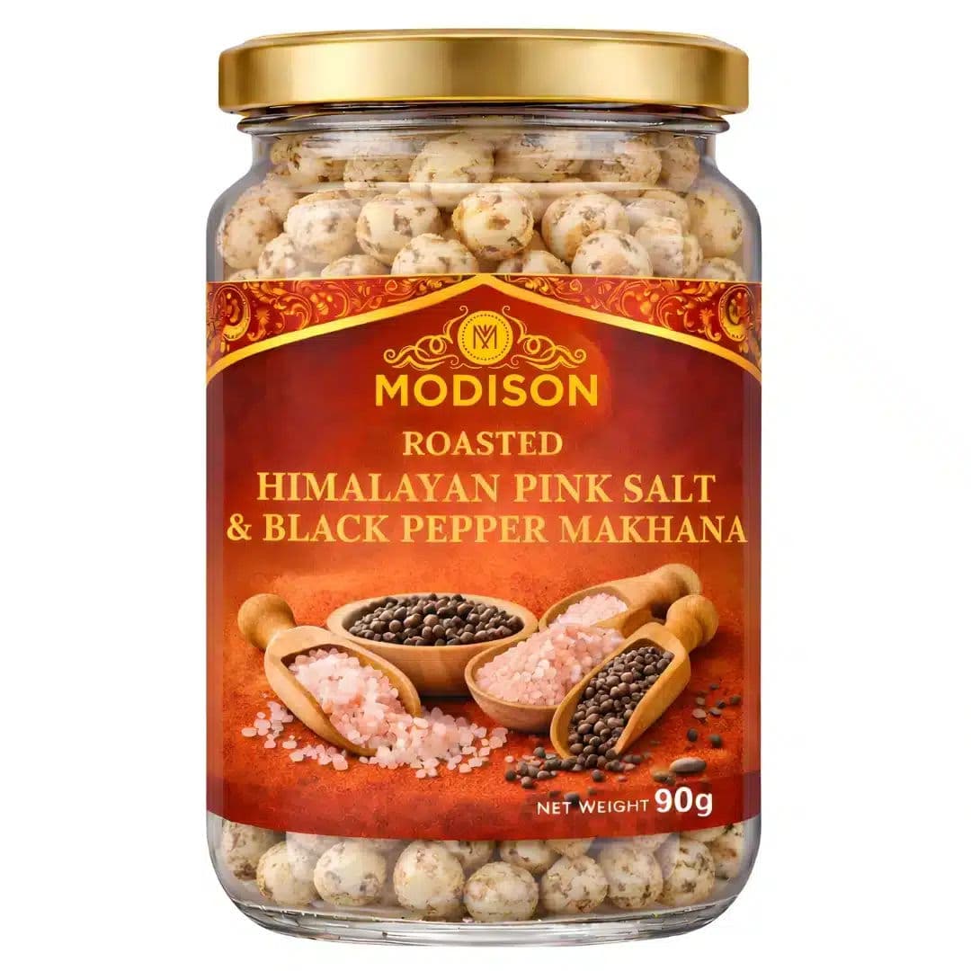 MODISON ROASTED HIMALYAN PINK SALT & BLACK PEPPER MAKHANA by Modison, view 2