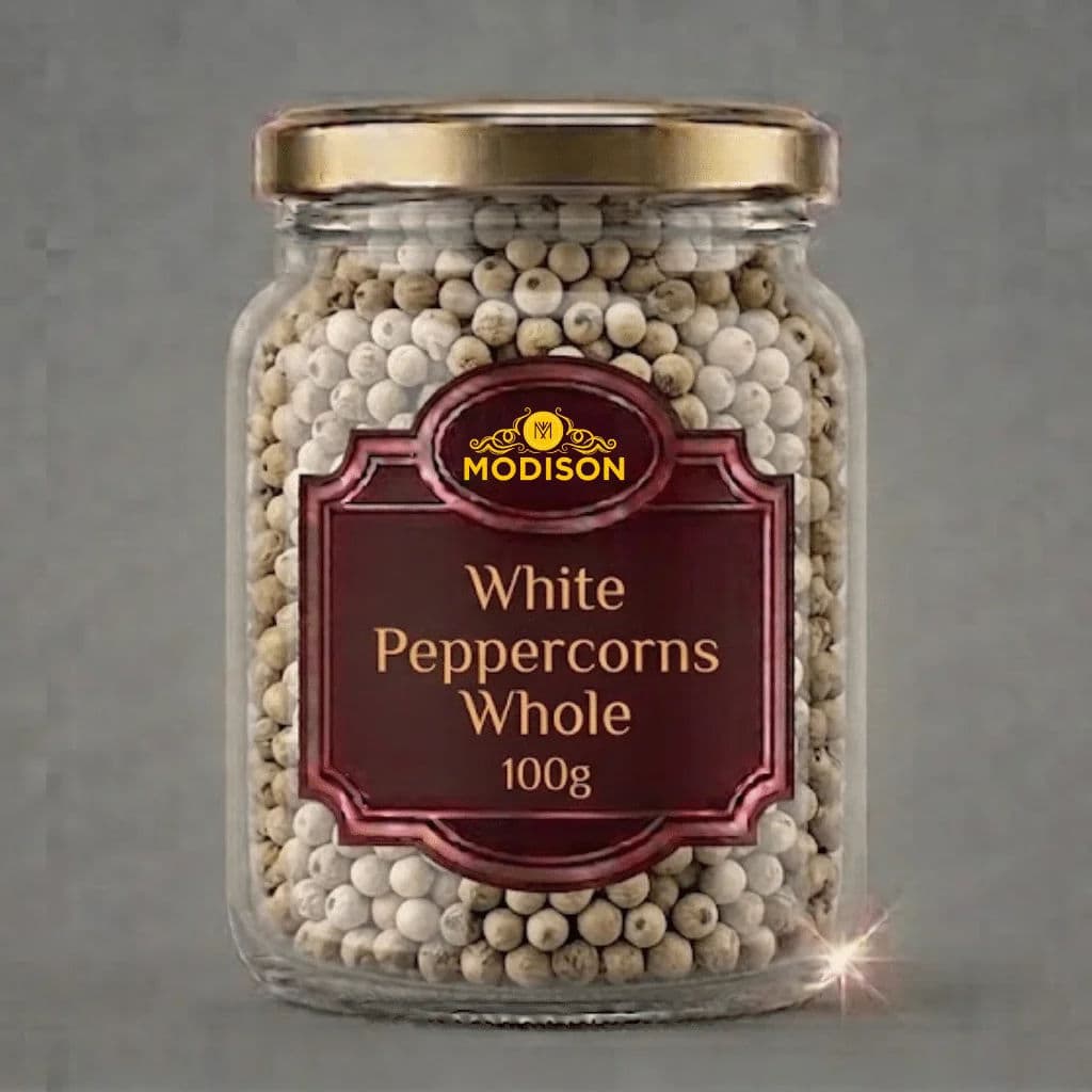 Modison White Peppercorns Whole - 100g by Modison, view 1