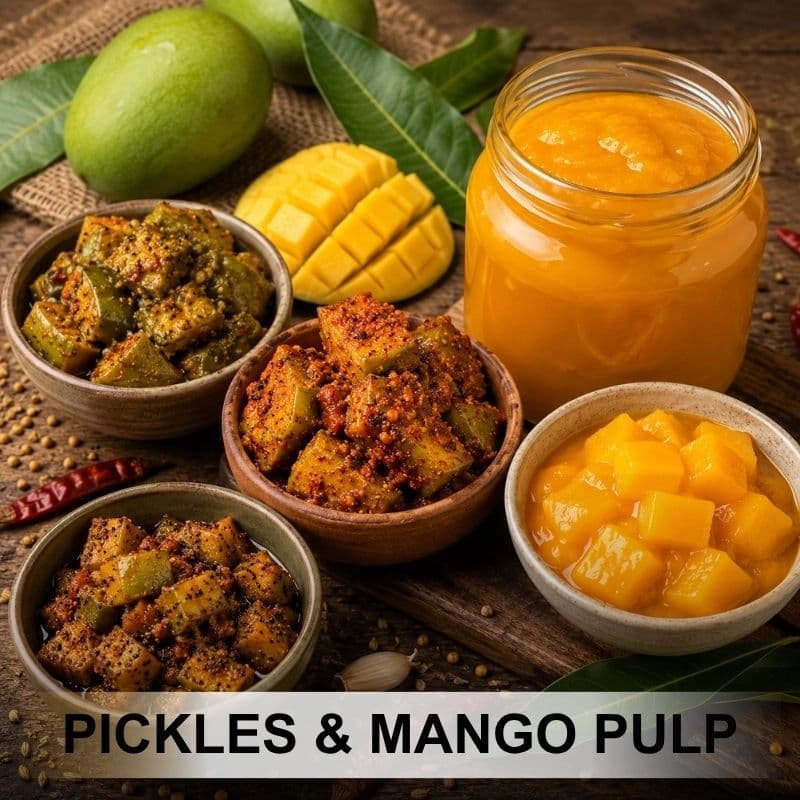 Pickles & Mango Pulp products