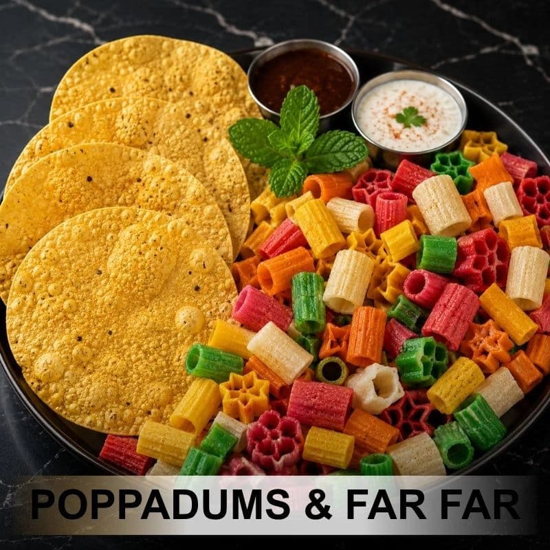Poppadums & Far Far products