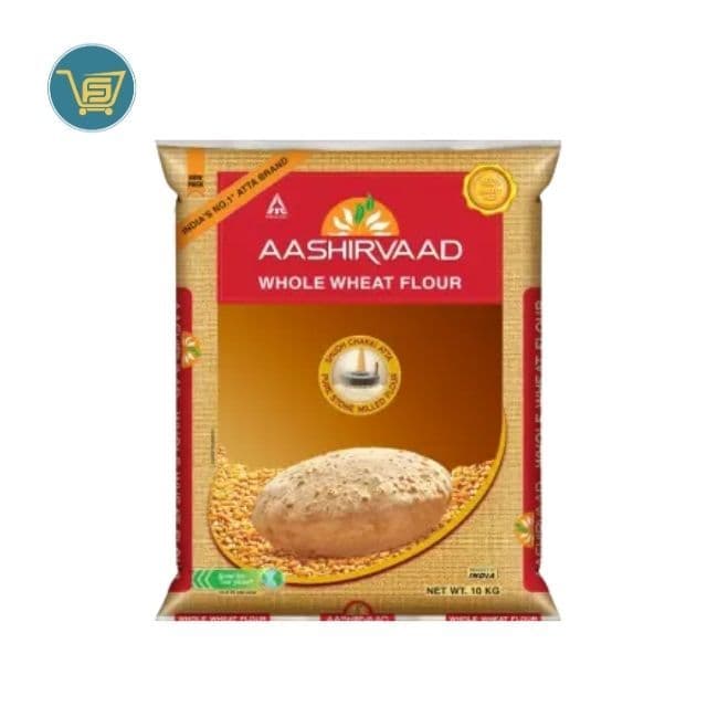 Aashirvaad Chakki Atta 10kg by Aashirvaad, view 1