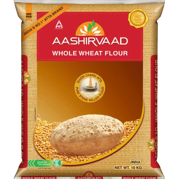 Aashirvaad Chakki Atta 10kg by Aashirvaad, view 2