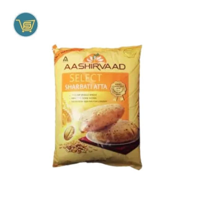 Aashirvaad Select Sharbati Flour/Atta 5Kg by Aashirvaad, view 1