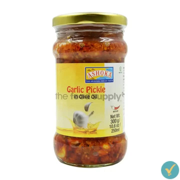 Ashoka Garlic Pickle In Olive Oil 300g by Ashoka, view 1