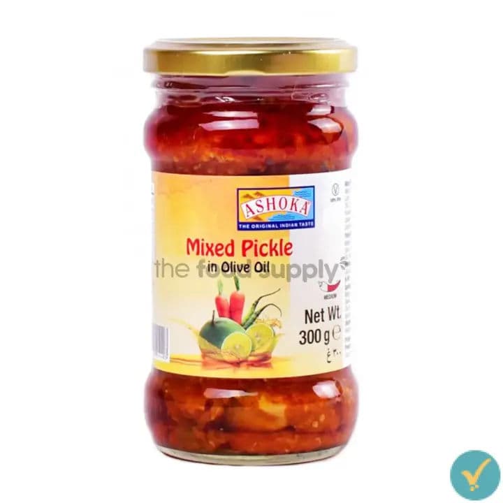 Ashoka Mixed Pickle In Olive Oil 300g by Ashoka, view 1