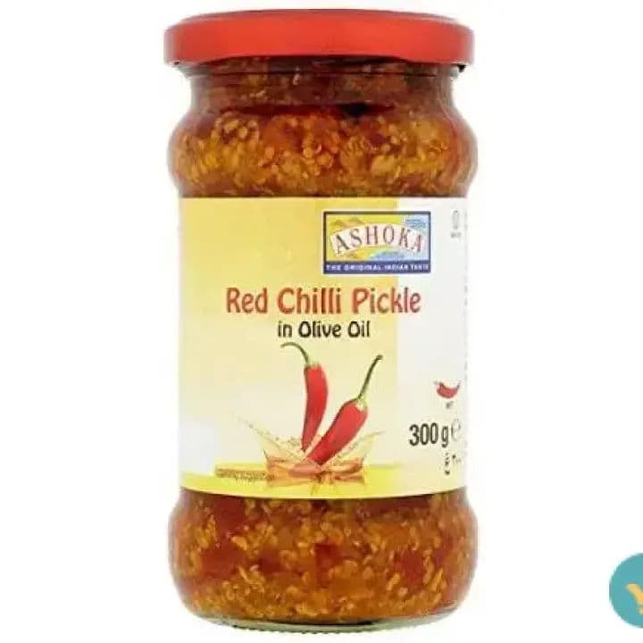 Ashoka Red Chilli Pickle In Olive Oil 300g by Ashoka, view 1