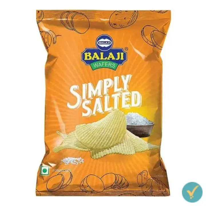 Balaji Simply Salted Potato Wafer 150g by Balaji, view 2