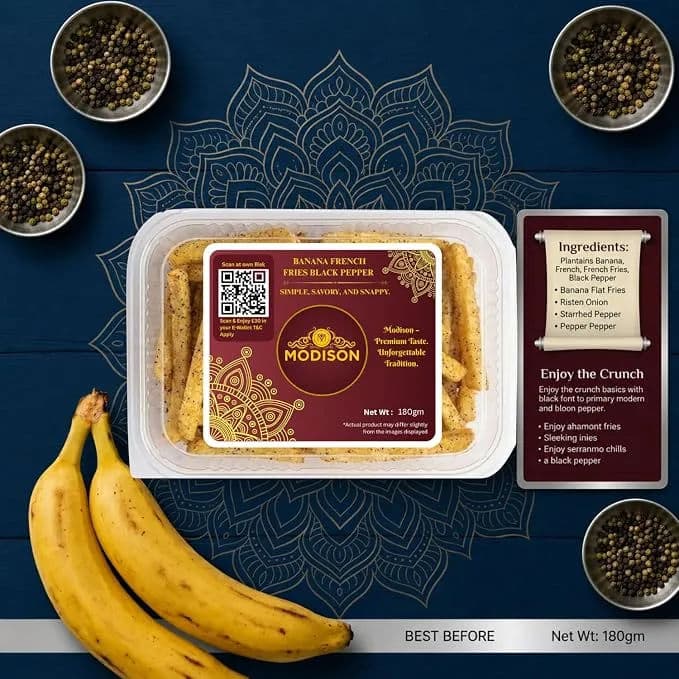 Banana French Fries Black Pepper by Modison, view 2