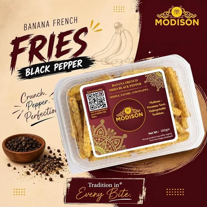 Banana French Fries Black Pepper by Modison, view 3