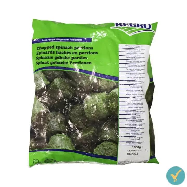 Begro Chopped Spinach 1kg by Begro, view 2