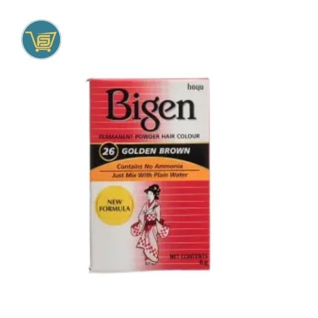 Bigen (26) Golden Brown Hair Colour 6g by Bigen, view 1
