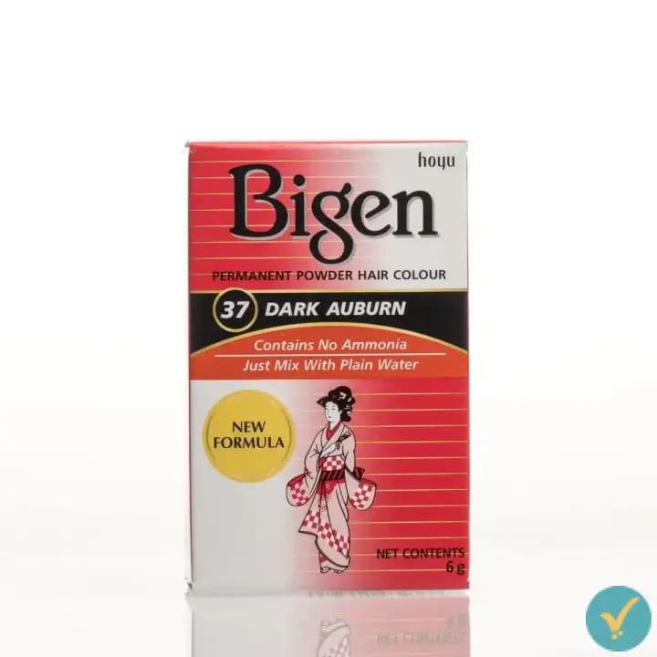 Bigen (37) Dark Auburn Hair Colour 6g by Bigen, view 2
