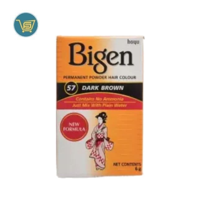 BIgen (57) Dark Brown Hair Colour 6g by Bigen, view 1