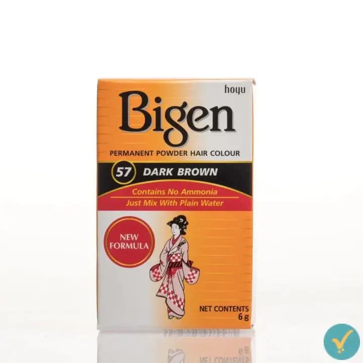 BIgen (57) Dark Brown Hair Colour 6g by Bigen, view 2