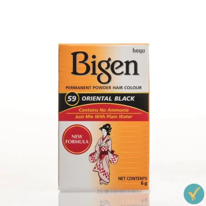 Bigen (59) Oriental Black Hair Colour 6g by Bigen, view 2