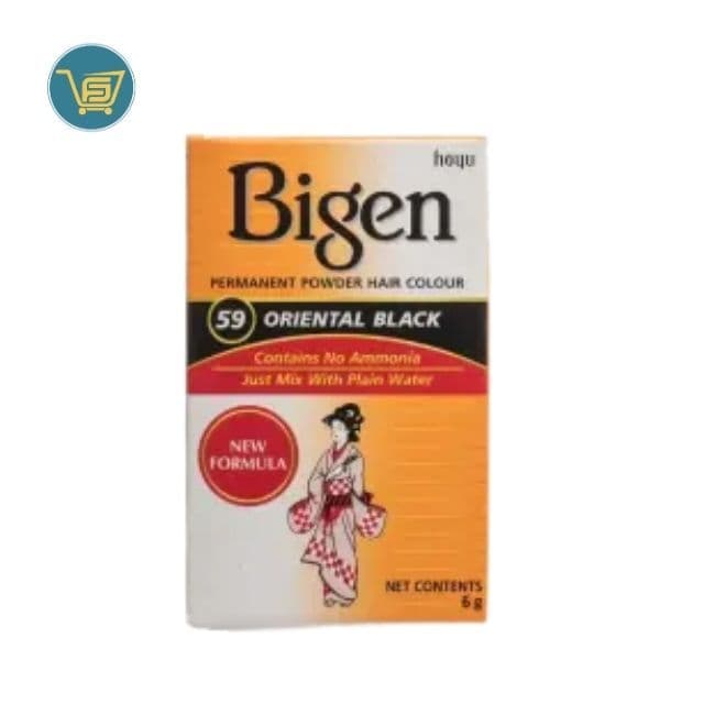 Bigen (59) Oriental Black Hair Colour 6g by Bigen, view 1