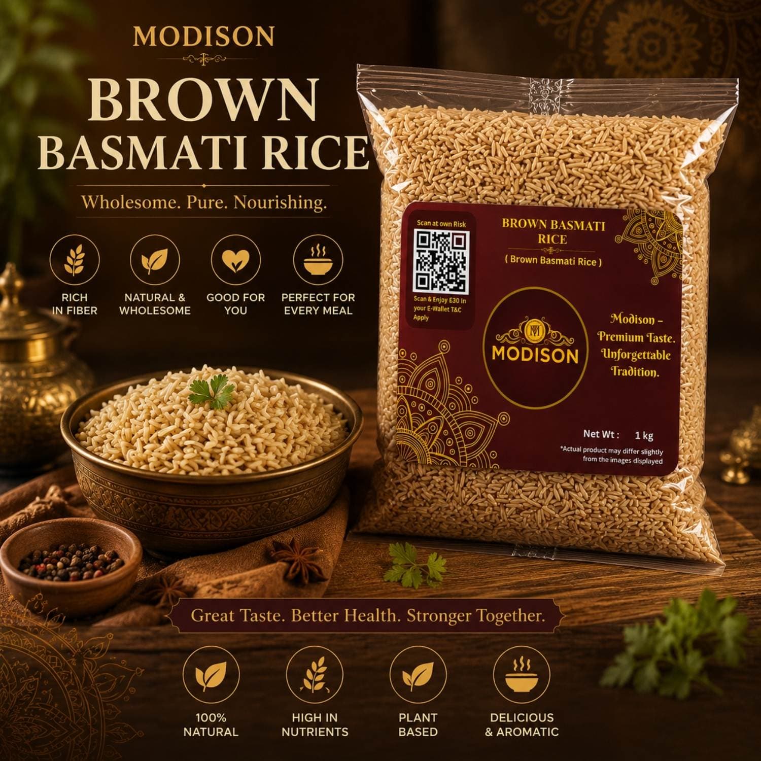 Brown Basmati Rice by Modison, view 2