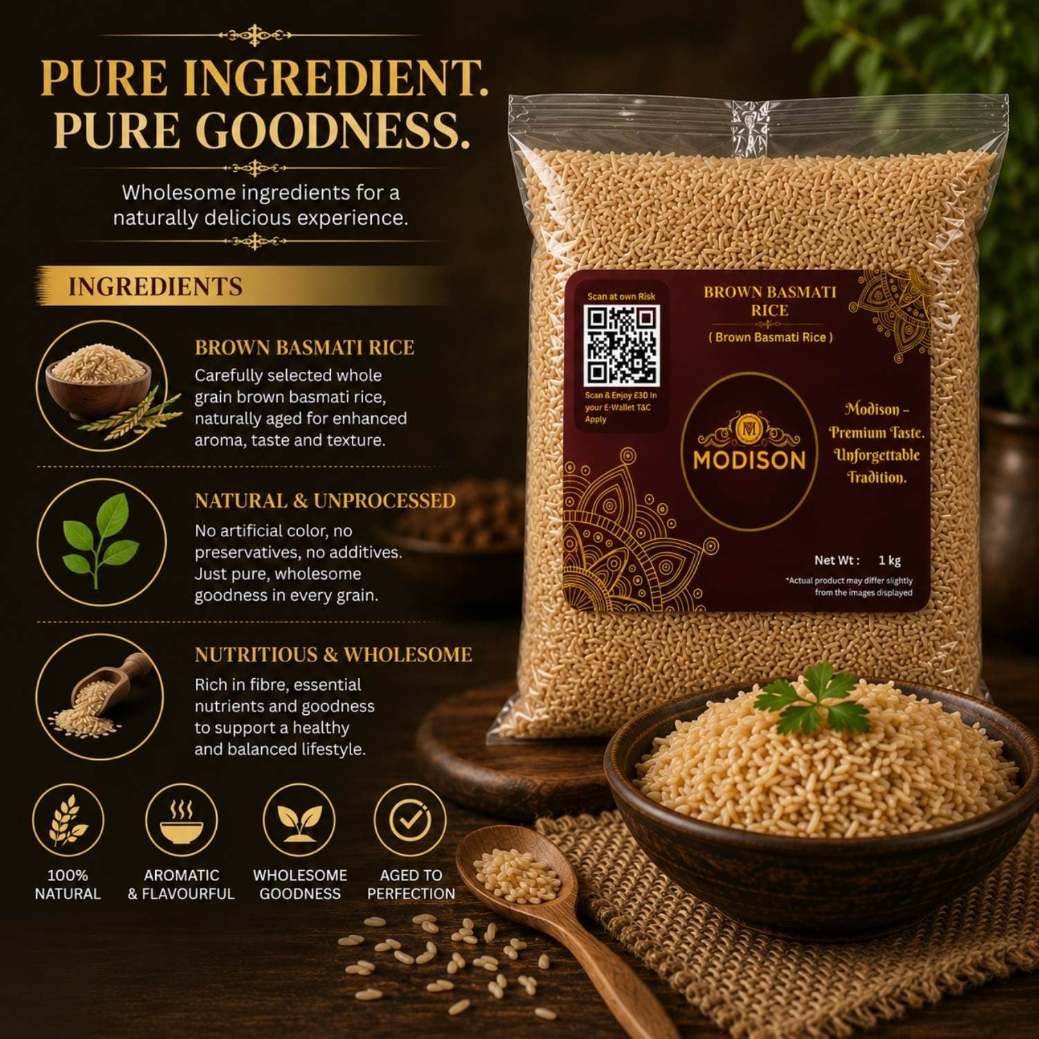 Brown Basmati Rice by Modison, view 7
