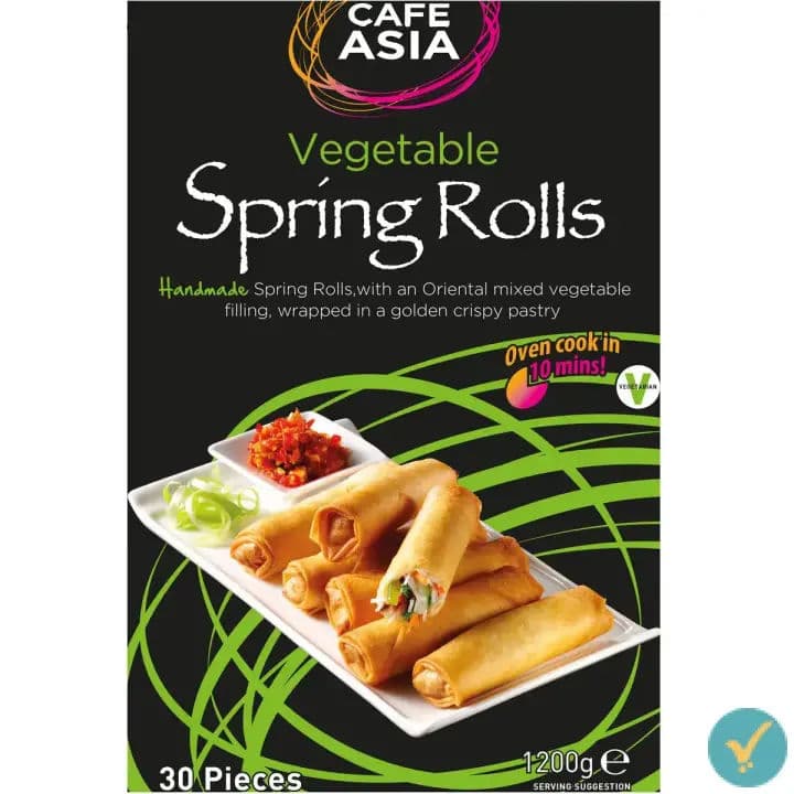 Cafe Asia Frozen Vegetable Mini Spring Rolls 30s by Cafe Asia, view 2