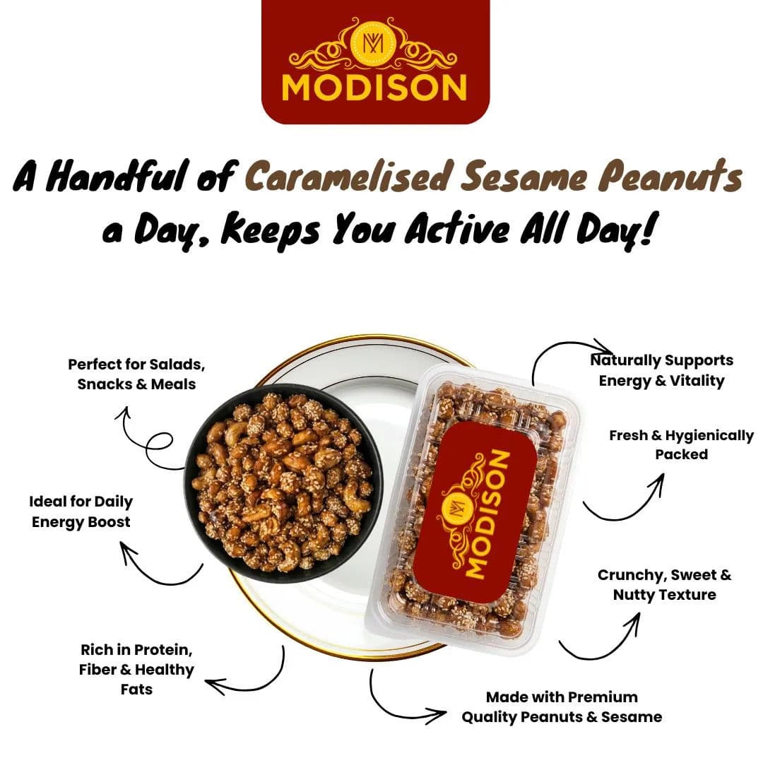 Caramelised Sesame Peanuts by Modison, view 2
