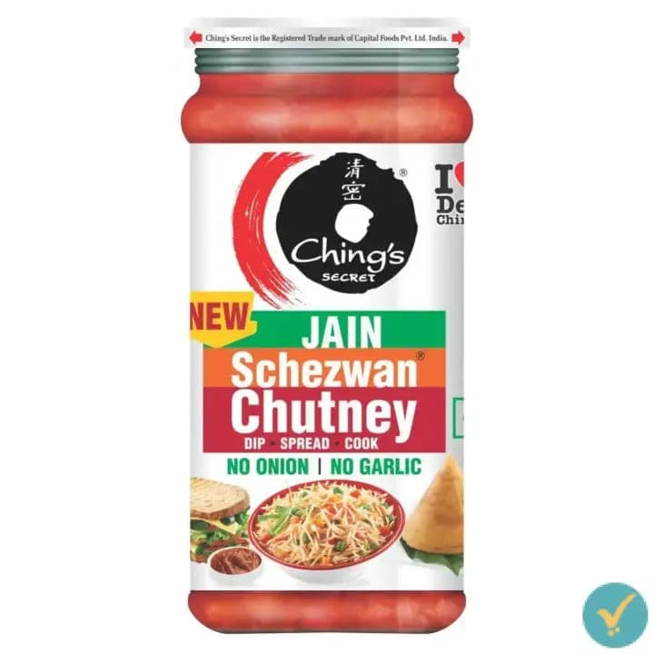 Chings Jain Schezwan Chutney 250g by Chings, view 2