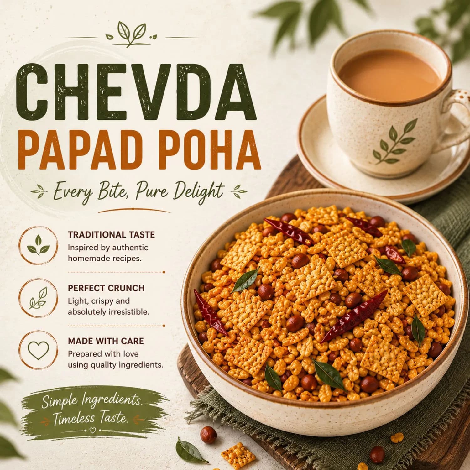 CHIVADA PAPAD POHA by Modison, view 3