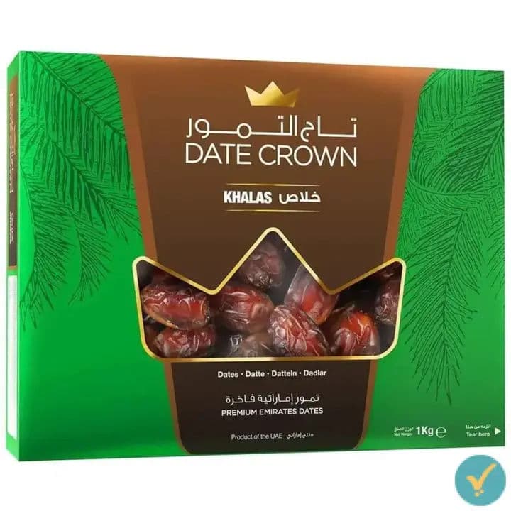Date Crown Khalas Dates 1kg by Date Crown, view 2