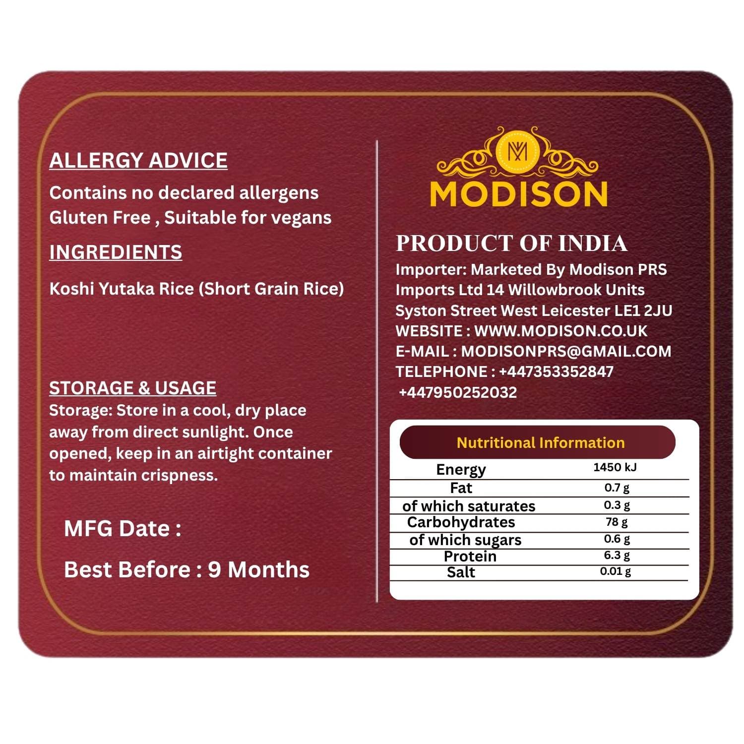 Easy Cook Basmati Rice by Modison, view 2