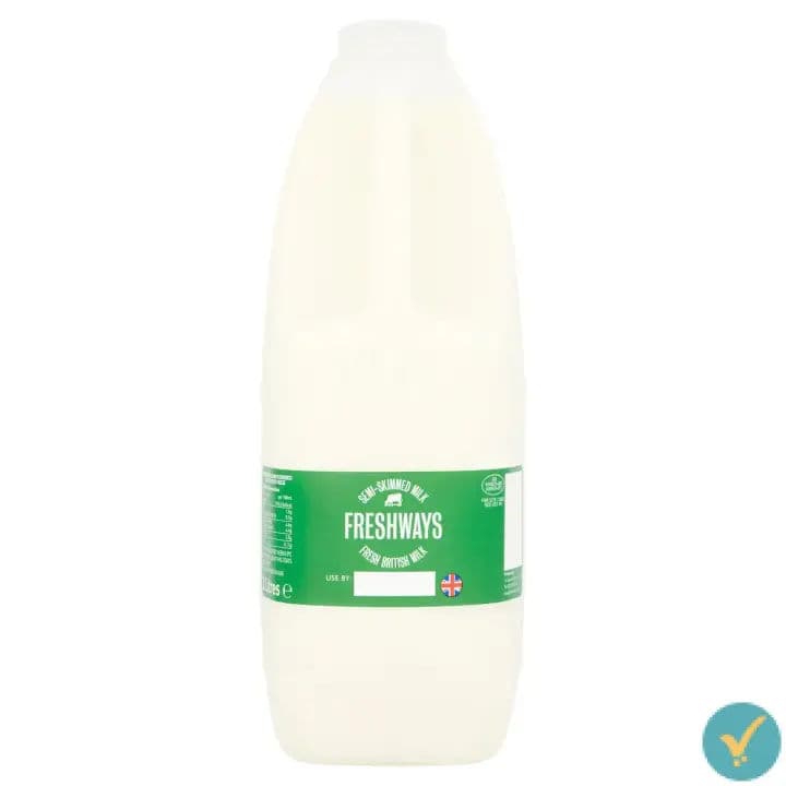 Freshways Semi-Skimmed Milk 2 Litres by Cofresh, view 2