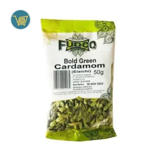Fudco Cardamom Green Bold 50g by Fudco