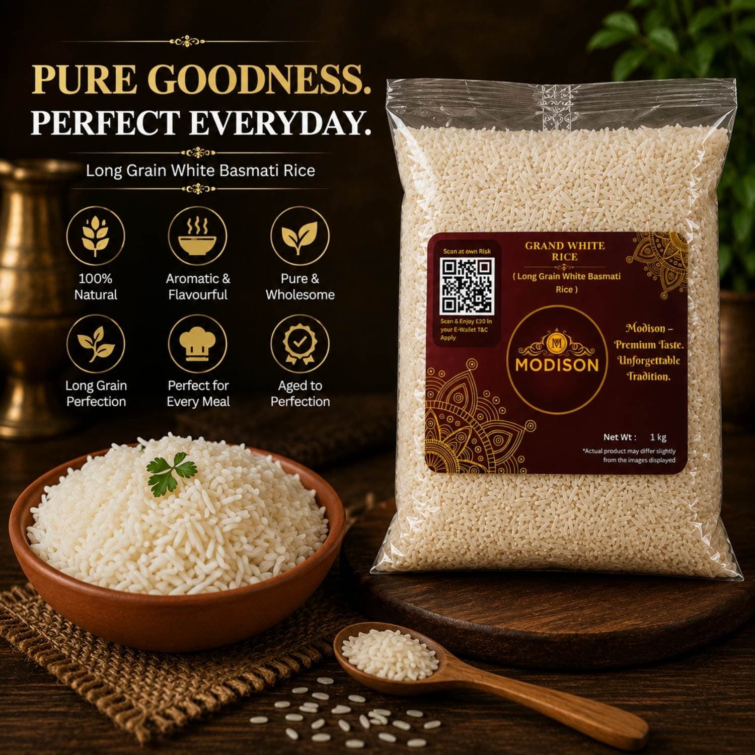 Grand White Rice by Modison, view 3